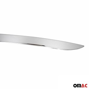 BMW 5 Series F10 Tailgate Trim - Omac - S.Steel - Gloss Silver - '11-'16